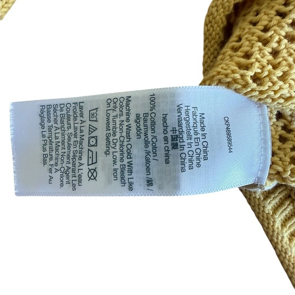 NWT Madewell Floral Open-Stitch Cardigan Sweater - Picture 7 of 7